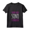 Donna Magliette Donna Divertenti - Troppo Tardi Sono Fidanzata Maglietta con Collo a V - Ideale Regalo Compleanno Amante dell'Ironia