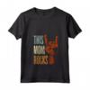 Donna This Mom Rocks Maglietta Rock n Roll - Regalo Musica Heavy Metal per la Mamma - Ideale per Festival e Concerti