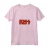 HapTiger - Classico Logo Rosso Maglietta con Collo a V dei Kiss - Acquista Maglietta Ufficiale Online