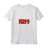 HapTiger - Classico Logo Rosso Maglietta con Collo a V dei Kiss - Acquista Maglietta Ufficiale Online