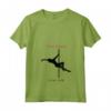 Donna Pole Dance Silhouette - Training Maglietta con Collo a V - Pole Dance Is My Life - Ideale per Sport e Allenamento
