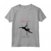 Donna Pole Dance Silhouette - Training Maglietta con Collo a V - Pole Dance Is My Life - Ideale per Sport e Allenamento
