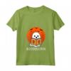 Donna Booooooks Shirt Boo Read Books Halloween Maglietta con Collo a V - Ideale per gli Amanti dei Libri e Halloween