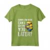 HapTiger Minions Can I Ignore You Later Maglietta con Collo a V - Officially Licensed Apparel for Fans - Funny Minions T-shirt