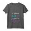 Donna Idea regalo per il 40 compleanno Favolosi 40 anni Maglietta con Collo a V - Regalo Compleanno Donna Speciale