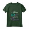 Donna Idea regalo per il 40 compleanno Favolosi 40 anni Maglietta con Collo a V - Regalo Compleanno Donna Speciale
