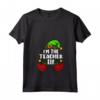 Donna Teacher Elf Divertente - Costume Maglietta con Collo a V per Natale - Ideale come Pigiama o Outfit da Elf Partner