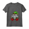 Donna Teacher Elf Divertente - Costume Maglietta con Collo a V per Natale - Ideale come Pigiama o Outfit da Elf Partner