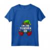 Donna Teacher Elf Divertente - Costume Maglietta con Collo a V per Natale - Ideale come Pigiama o Outfit da Elf Partner