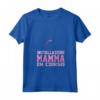 Donna Abbigliamento Premaman Gravidanza Divertente Festa Neo Mamma Maglietta con Collo a V - Installazione Mamma In corso - Idea Regalo Compleanno 2021