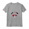HapTiger Mickey and Minnie Love Gaze Hearts Maglietta con Collo a V - Valentine's Day Couples T-Shirts - Official Disney Merchandise