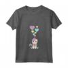 Donna Unicorno Carino con Cuori - Amo gli Unicorni Maglietta con Collo a V - Ideale per gli Amanti dell'Unicorno