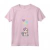 Donna Unicorno Carino con Cuori - Amo gli Unicorni Maglietta con Collo a V - Ideale per gli Amanti dell'Unicorno