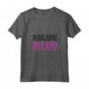 Donna Buongiorno Cazzo T Shirt Donna Frasi Divertenti simpatiche Maglietta con Collo a V - Regalo Compleanno Divertente per Donne Amanti delle Frasi Ironiche