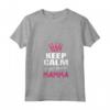 Donna Keep Calm - Annuncio Gravidanza - Divertente Maglietta per Futura Mamma del 2021 - Ideale per Regali Originali