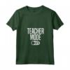 Donna Teacher Mode Off - Last Day Of School Maglietta con Collo a V per Insegnanti - Ideale per la Festa di Fine Anno