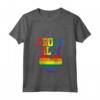 Donna Proud Ally Heart Protest LGBTQ Rainbow Flag Gay Pride Ally Maglietta con Collo a V - Supporto per la Comunità LGBTQ - Acquista T-shirt per i Diritti Civili e l'Uguaglianza