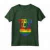 Donna Proud Ally Heart Protest LGBTQ Rainbow Flag Gay Pride Ally Maglietta con Collo a V - Supporto per la Comunità LGBTQ - Acquista T-shirt per i Diritti Civili e l'Uguaglianza