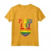 Donna Proud Ally Heart Protest LGBTQ Rainbow Flag Gay Pride Ally Maglietta con Collo a V - Supporto per la Comunità LGBTQ - Acquista T-shirt per i Diritti Civili e l'Uguaglianza