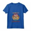 Livello 40 Superato - Maglietta Compleanno Divertente 40 Anni Gamer Vintage - Idea Regalo Nerd