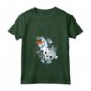 HapTiger Frozen Olaf Dancing In The Snowflakes - Officially Licensed T-shirt - Perfect for Kids and Disney Fans - 16FRZN039WA