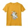 HapTiger Frozen Olaf Dancing In The Snowflakes - Officially Licensed T-shirt - Perfect for Kids and Disney Fans - 16FRZN039WA
