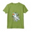 HapTiger Frozen Olaf Dancing In The Snowflakes - Officially Licensed T-shirt - Perfect for Kids and Disney Fans - 16FRZN039WA