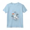 HapTiger Frozen Olaf Dancing In The Snowflakes - Officially Licensed T-shirt - Perfect for Kids and Disney Fans - 16FRZN039WA