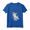 HapTiger Frozen Olaf Dancing In The Snowflakes - Officially Licensed T-shirt - Perfect for Kids and Disney Fans - 16FRZN039WA