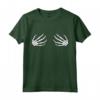 Mano di Scheletro delle Donne di Halloween Boob Maglietta - Abbigliamento Divertente per Feste e Eventi a Tema