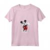 HapTiger Mickey Mouse Geometric Body Foot Pop Maglietta con Collo a V - Officially Licensed Apparel 19DNMC00055A-001
