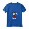 HapTiger Mickey Mouse Geometric Body Foot Pop Maglietta con Collo a V - Officially Licensed Apparel 19DNMC00055A-001