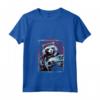 HapTiger Infinity War Rocket Raccoon Digital Abstract Maglietta con Collo a V - Officially Licensed Apparel - Guardians of the Galaxy
