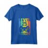 Livello 25 Maglietta Compleanno Donna Uomo - Regalo Divertente con Collo a V - Ideale per 25 Anni