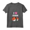 Donna I Love Sushi - Kawaii Sushi Giapponese Maglietta con Collo a V - Regalo divertente per gli Amanti del Sushi