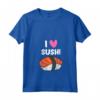 Donna I Love Sushi - Kawaii Sushi Giapponese Maglietta con Collo a V - Regalo divertente per gli Amanti del Sushi