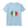 Donna Classico Italia Cuore Bandiera Italiana Design Elegante Maglietta con Collo a V - Cuore Italiano - Ideale per Patrioti alla Moda