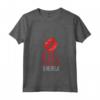 Donna Maglietta Donna Scritte Divertenti Kiss Se Ne Frega - T-Shirt con Collo a V per Compleanni - Ideale come Regalo Originale
