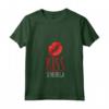 Donna Maglietta Donna Scritte Divertenti Kiss Se Ne Frega - T-Shirt con Collo a V per Compleanni - Ideale come Regalo Originale