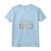 Donna Vintage 1983 38th Birthday 38 Years Old Men Women Retro Maglietta con Collo a V - Unique Gift Idea with 70's Style Design for Aunt Uncle Grandma - Funny Birthday Apparel