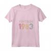 Donna Vintage 1983 38th Birthday 38 Years Old Men Women Retro Maglietta con Collo a V - Unique Gift Idea with 70's Style Design for Aunt Uncle Grandma - Funny Birthday Apparel