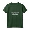Donna Tenente Colonnello Insignia Testo Abbigliamento US Militare Maglietta con Collo a V - Ideale come Regalo per Militari - Acquista Online