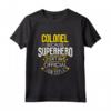 Modello Idea Divertente Supereroe Lavoro - T-shirt Colonnello Militare - Regalo Unico per Colonelli