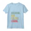 Donna Divertente - T-shirt Vintage Marito Papà Colonnello Leggenda Retrò con Collo a V - Fantastico Regalo