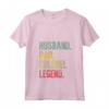 Donna Divertente - T-shirt Vintage Marito Papà Colonnello Leggenda Retrò con Collo a V - Fantastico Regalo