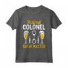 Pensionato Colonnello Divertente - Birra Bere Pensione Air Force Maglietta - Per Tenente Colonnello e Veterani - Maestro Brew