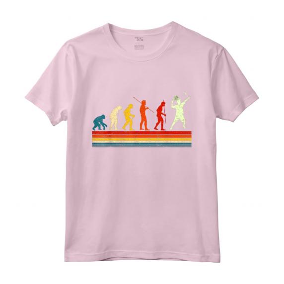 Divertente Tennista Vintage - Evoluzione Padel Tennis Regalo Maglietta per Uomini, Donne e Bambini - Ideale per Amanti del Tennis