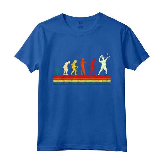 Divertente Tennista Vintage - Evoluzione Padel Tennis Regalo Maglietta per Uomini, Donne e Bambini - Ideale per Amanti del Tennis