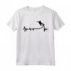 ECG Skater Game Gamer Skateboard - Rampa per Pattinatori - T-shirt Skateboard Regalo Compleanno