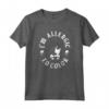HapTiger I'm Allergic To Color Skull Sketch Logo Maglietta - Officially Licensed Apparel for Men, Women, Boys, and Girls - Addams Family T-Shirt